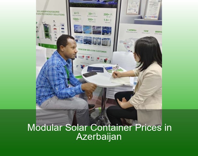 Modular Solar Container Prices in Azerbaijan